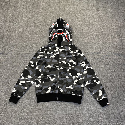 BAPE Color Camo Shark Full Zip Hoodie