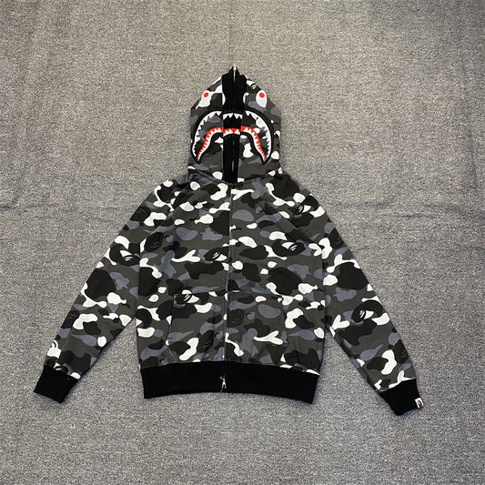 BAPE Color Camo Shark Full Zip Hoodie