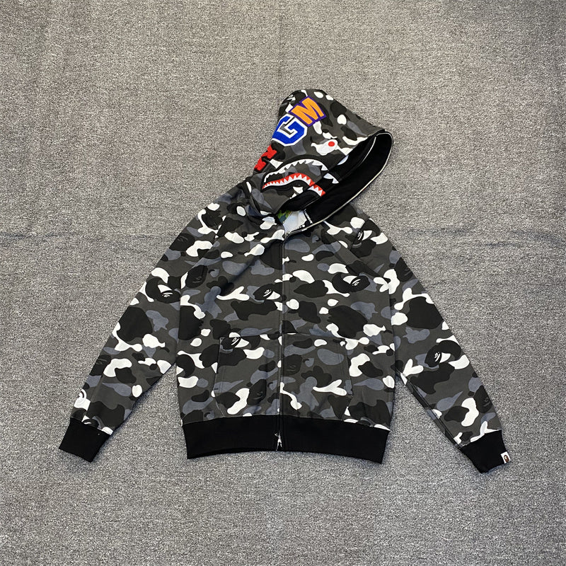 BAPE Color Camo Shark Full Zip Hoodie