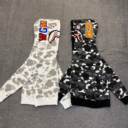 BAPE Color Camo Shark Full Zip Hoodie