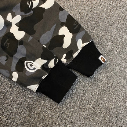 BAPE Color Camo Shark Full Zip Hoodie