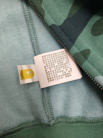 BAPE Color Camo Shark Wide Full Zip Double Hoodie