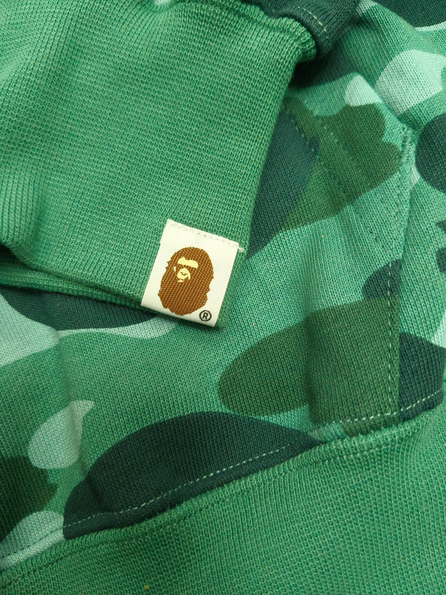 BAPE Color Camo Shark Wide Full Zip Double Hoodie