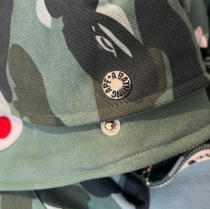 BAPE Color Camo Shark Wide Full Zip Double Hoodie