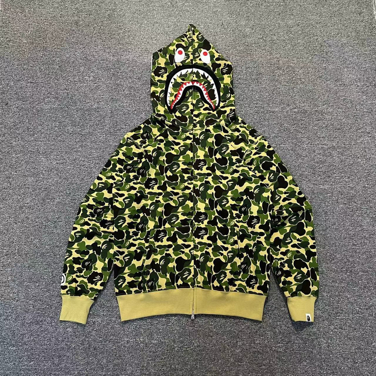 BAPE ABC Camo Double Shark Full Zip Hoodie