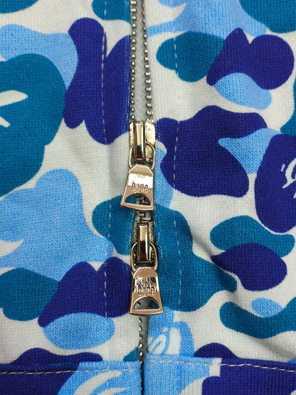 BAPE ABC Camo Double Shark Full Zip Hoodie