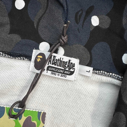 A Bathing Ape (BAPE) ABC Dot Shark Full Zip Hoodie