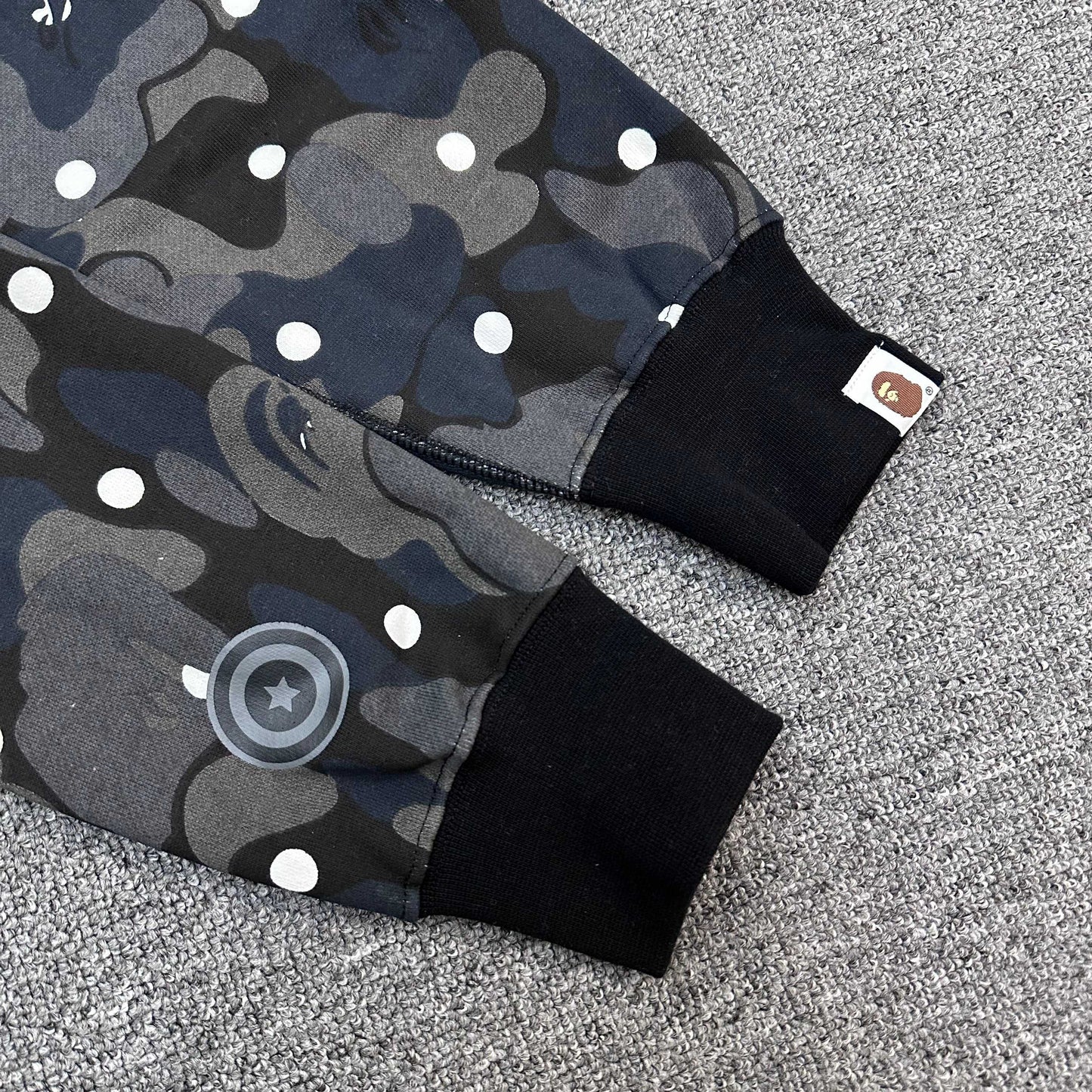 A Bathing Ape (BAPE) ABC Dot Shark Full Zip Hoodie