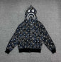 A Bathing Ape (BAPE) ABC Dot Shark Full Zip Hoodie