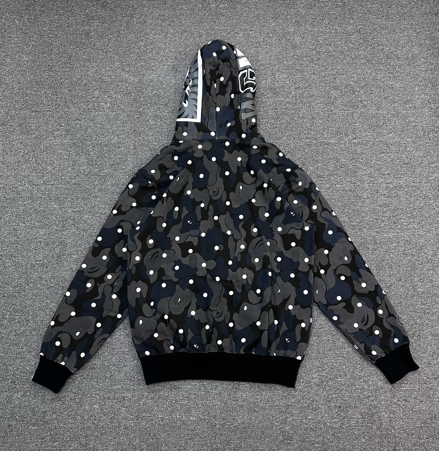 A Bathing Ape (BAPE) ABC Dot Shark Full Zip Hoodie