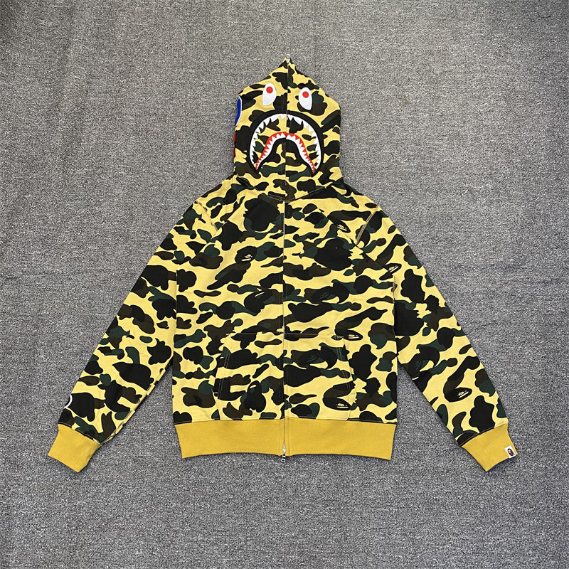 BAPE Color Camo Shark Full Zip Hoodie