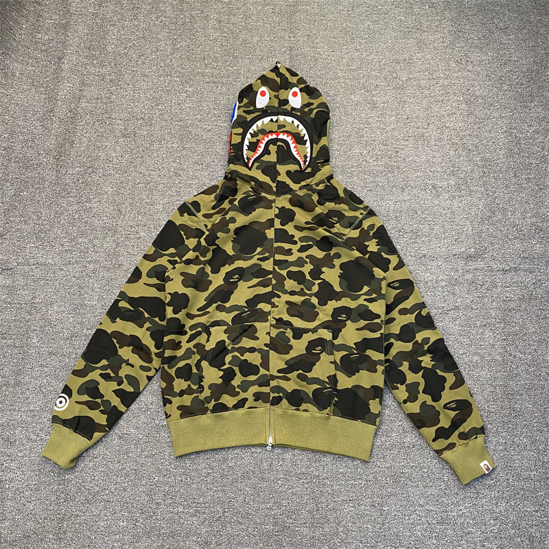 BAPE Color Camo Shark Full Zip Hoodie