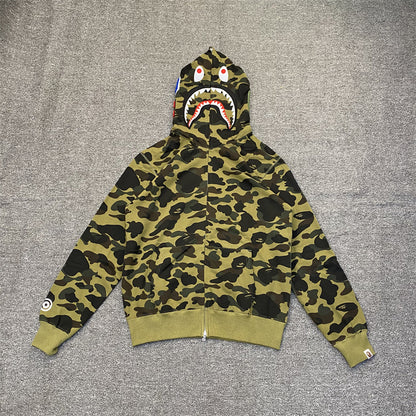 BAPE Color Camo Shark Full Zip Hoodie