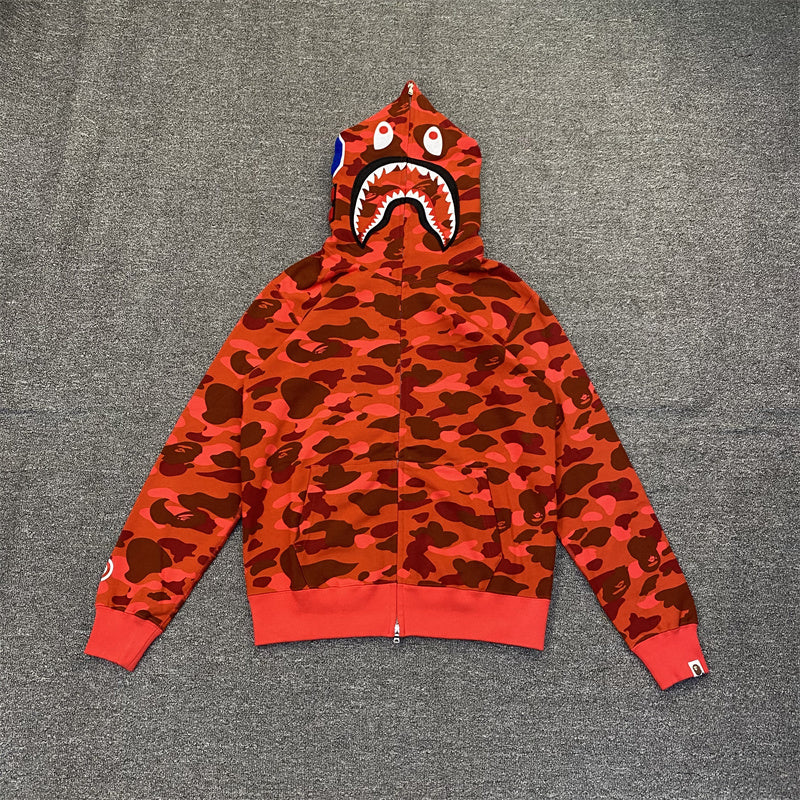 BAPE Color Camo Shark Full Zip Hoodie
