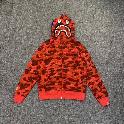BAPE Color Camo Shark Full Zip Hoodie
