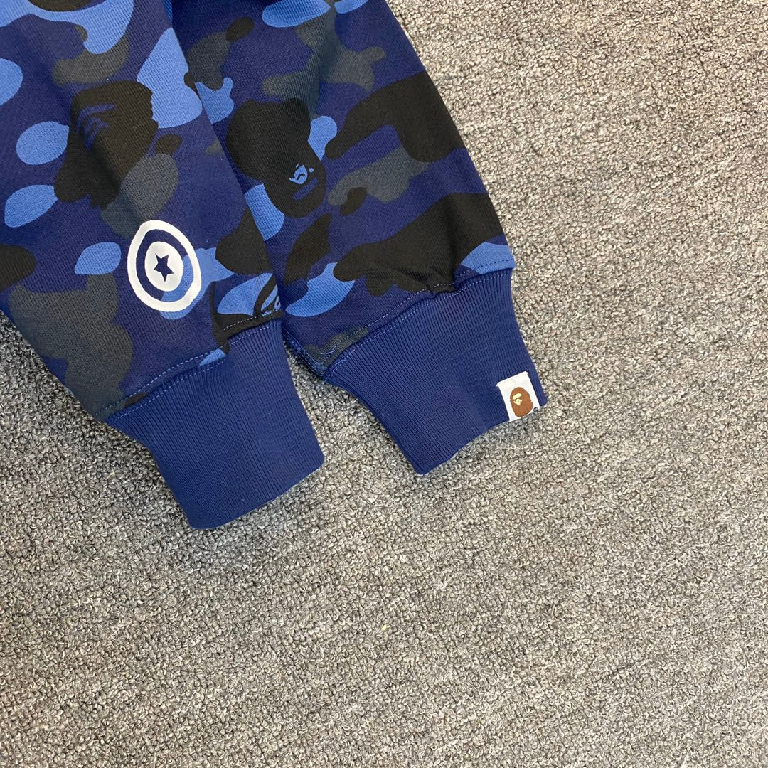 BAPE Color Camo Shark Full Zip Hoodie