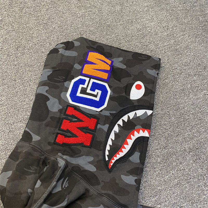 BAPE Color Camo Shark Full Zip Hoodie