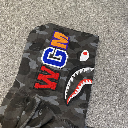 BAPE Color Camo Shark Full Zip Hoodie