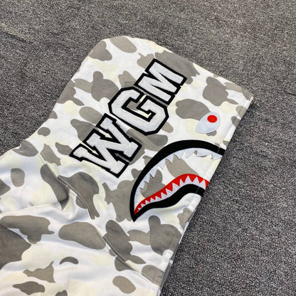 A Bathing Ape (BAPE) City Camo Shark Full Zip Hoodie