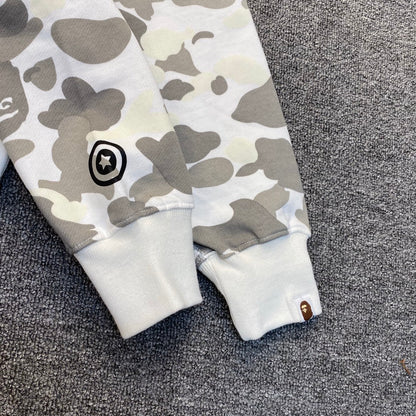 A Bathing Ape (BAPE) City Camo Shark Full Zip Hoodie
