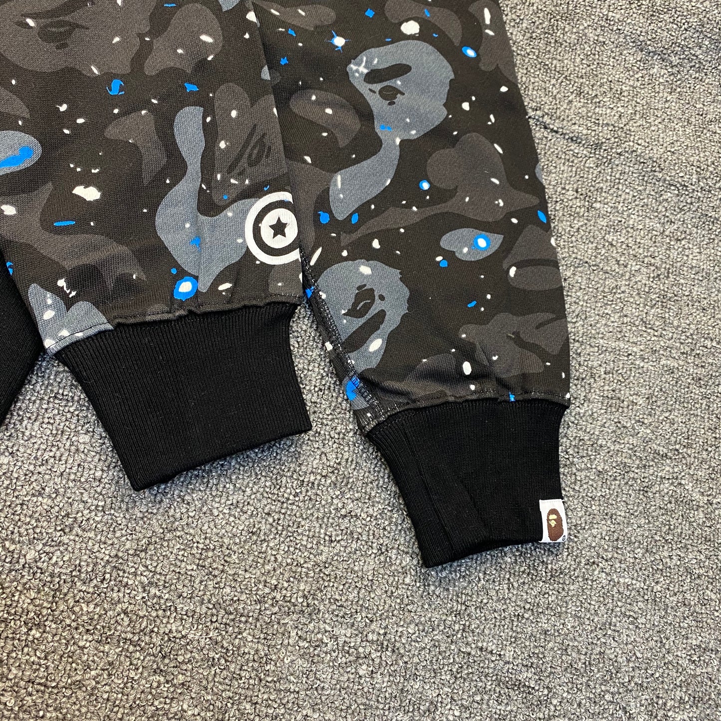BAPE Space Camo Shark Full Zip Hoodie