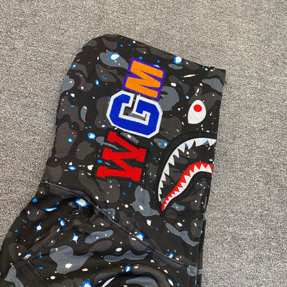 BAPE Space Camo Shark Full Zip Hoodie