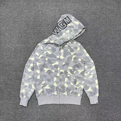 BAPE City Camo Shark Full Zip Hoodie