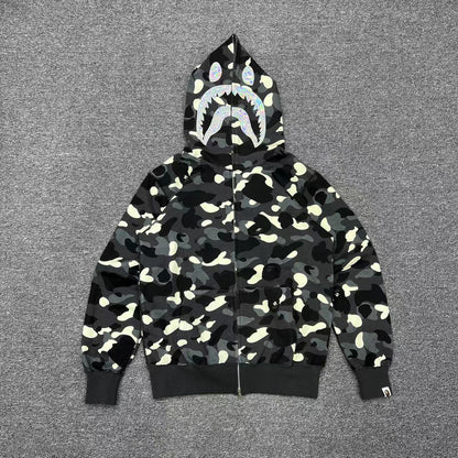 BAPE City Camo Shark Full Zip Hoodie