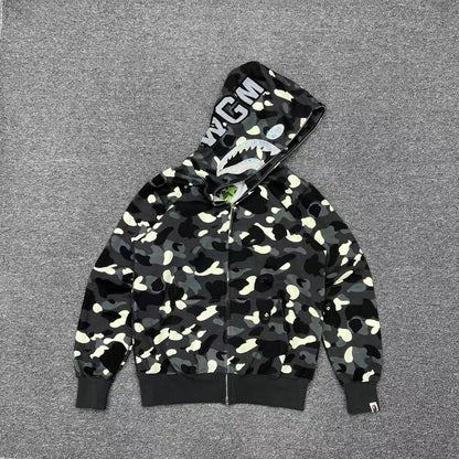 BAPE City Camo Shark Full Zip Hoodie