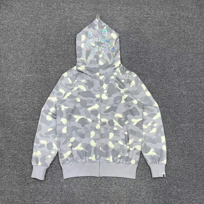 BAPE City Camo Shark Full Zip Hoodie