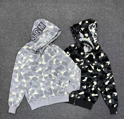 BAPE City Camo Shark Full Zip Hoodie