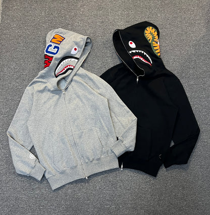 A Bathing Ape (BAPE) 2nd Shark Full Zip Hoodie