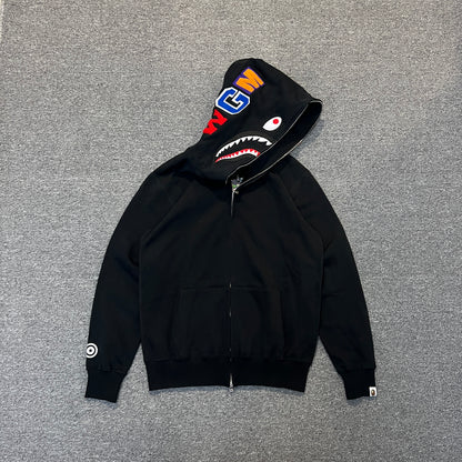 A Bathing Ape (BAPE) 2nd Shark Full Zip Hoodie