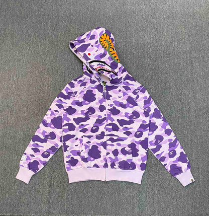 BAPE Color Camo Shark Full Zip Hoodie