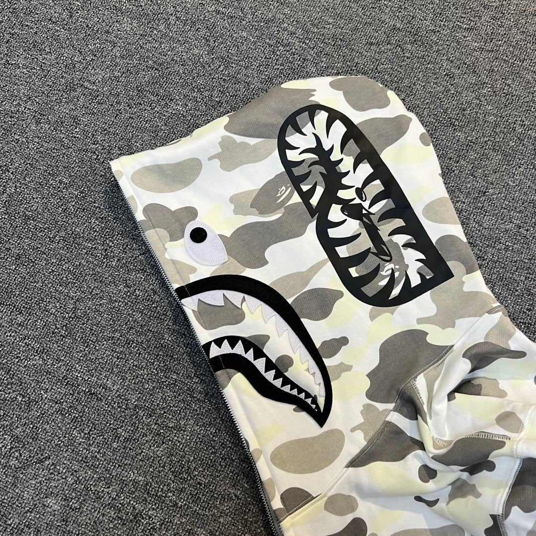 BAPE City Camo Split Shark Full Zip Hoodie
