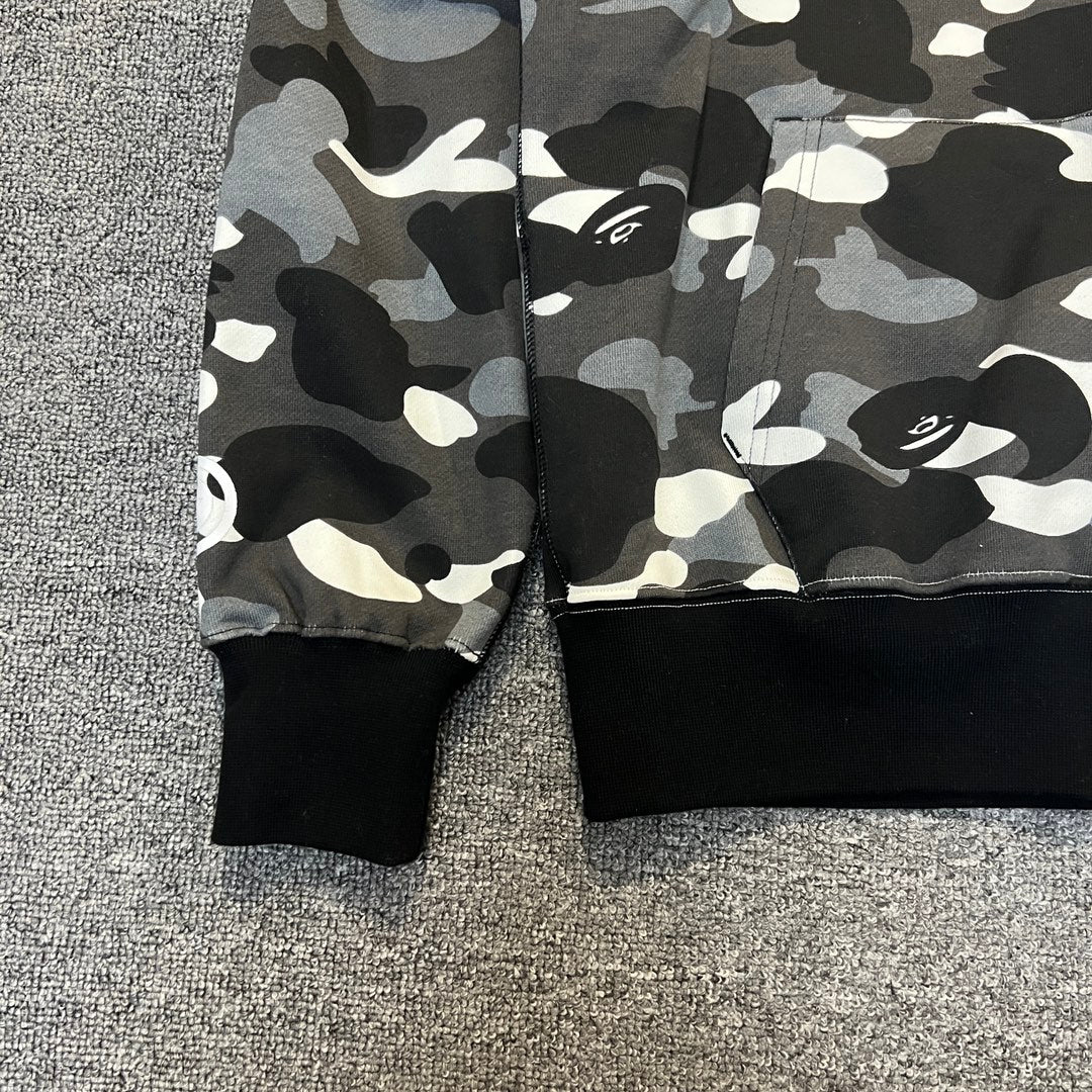 BAPE City Camo Split Shark Full Zip Hoodie