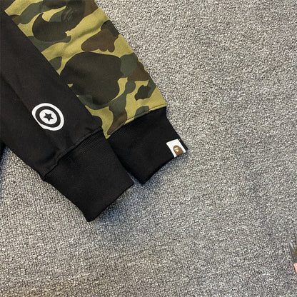BAPE 1st Camo Split Shark Full Zip Hoodie