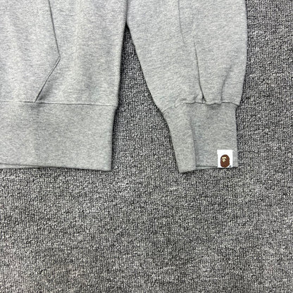 A Bathing Ape (BAPE) 1st Green Camo Half Shark Full Zip Hoodie