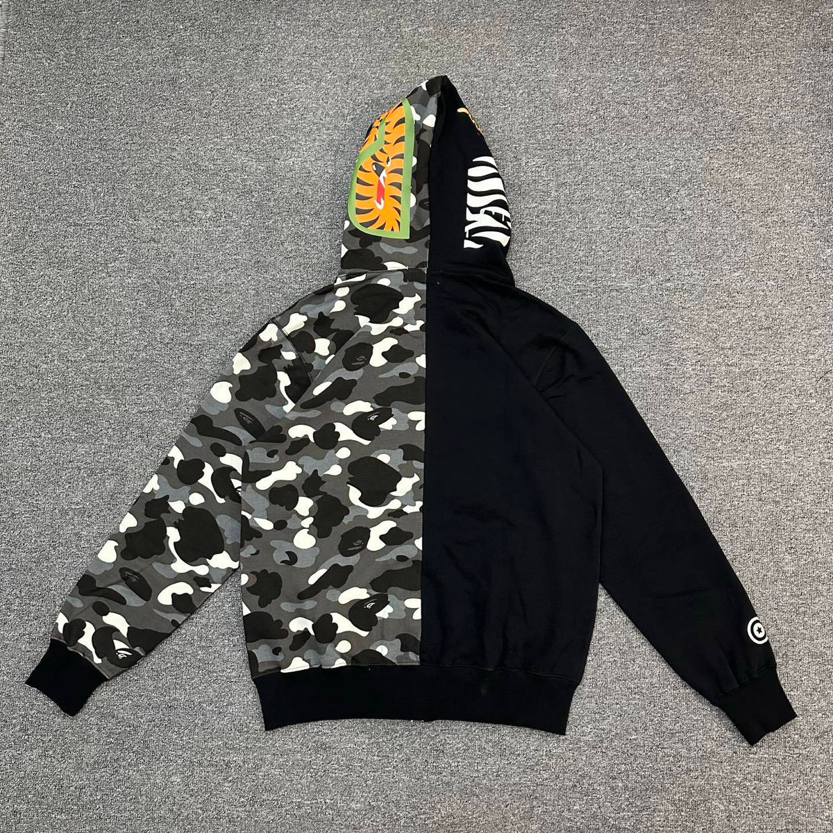 BAPE City Camo Tiger Shark Full Zip Hoodie