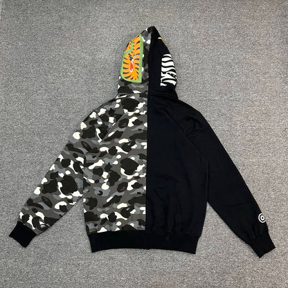 BAPE City Camo Tiger Shark Full Zip Hoodie