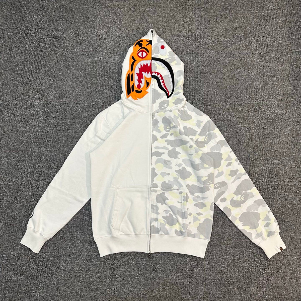BAPE City Camo Tiger Shark Full Zip Hoodie