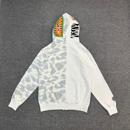 BAPE City Camo Tiger Shark Full Zip Hoodie