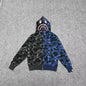 BAPE Color Camo Separate Shark Full Zip Hoodie