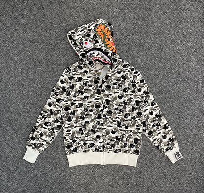 BAPE ABC Camo Double Shark Full Zip Hoodie