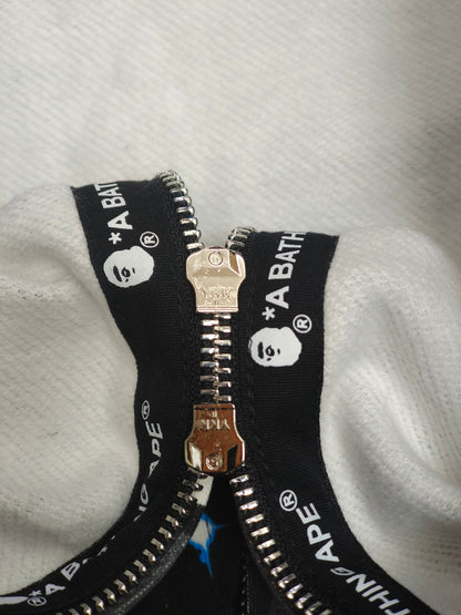 A Bathing Ape (BAPE) Space Camo Shark Full Zip Hoodie