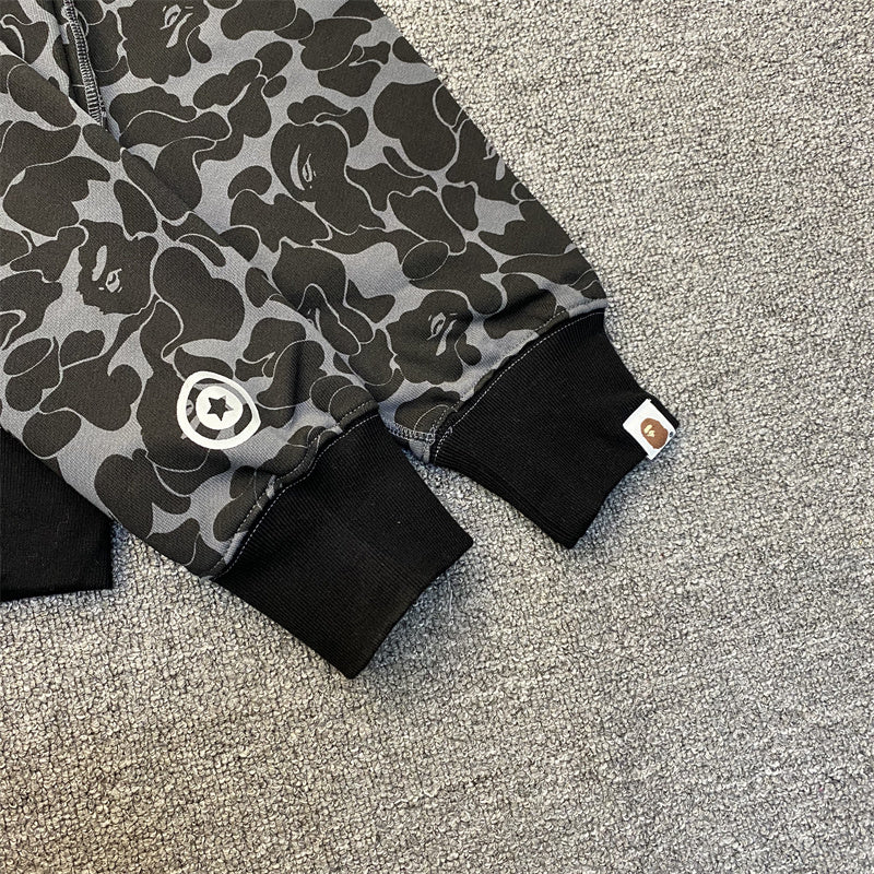 BAPE x Dover Street Market (DSM) Special Camo Shark Full Zip Hoodie