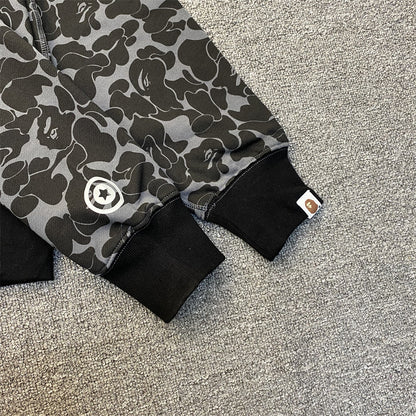 BAPE x Dover Street Market (DSM) Special Camo Shark Full Zip Hoodie
