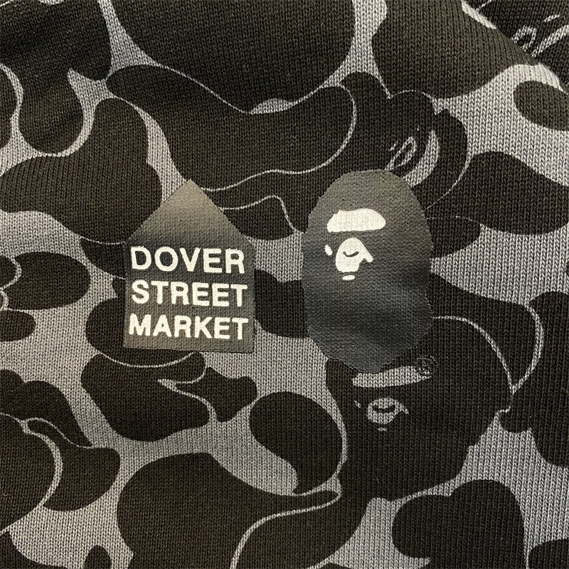 BAPE x Dover Street Market (DSM) Special Camo Shark Full Zip Hoodie