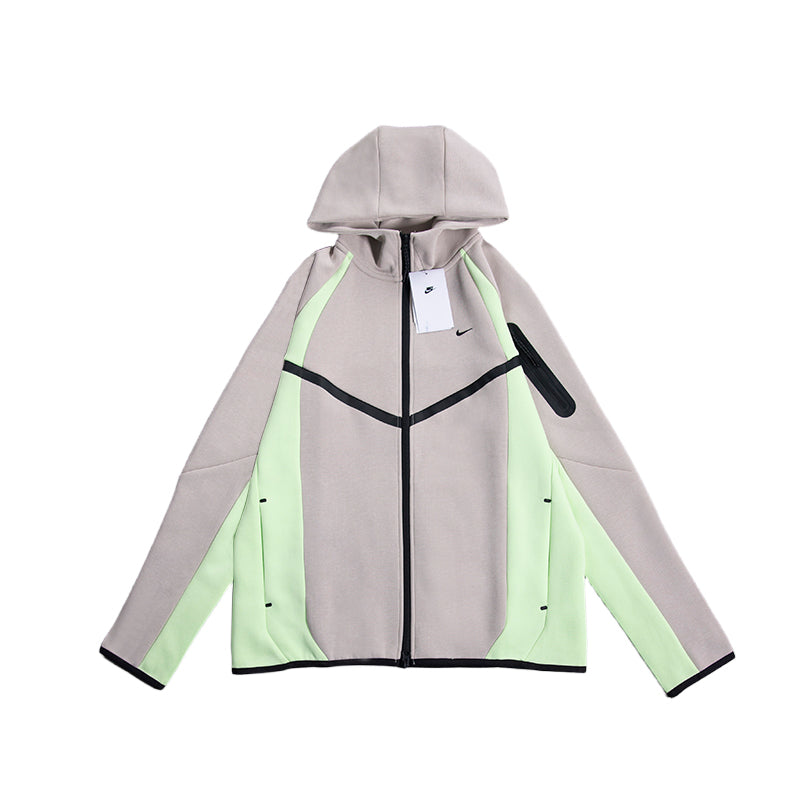 Nike Tech Men's Color-Block Full-Zip Fleece Windrunner Jacket