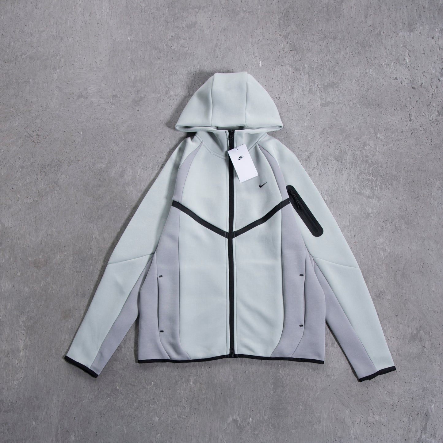 Nike Tech Men's Color-Block Full-Zip Fleece Windrunner Jacket
